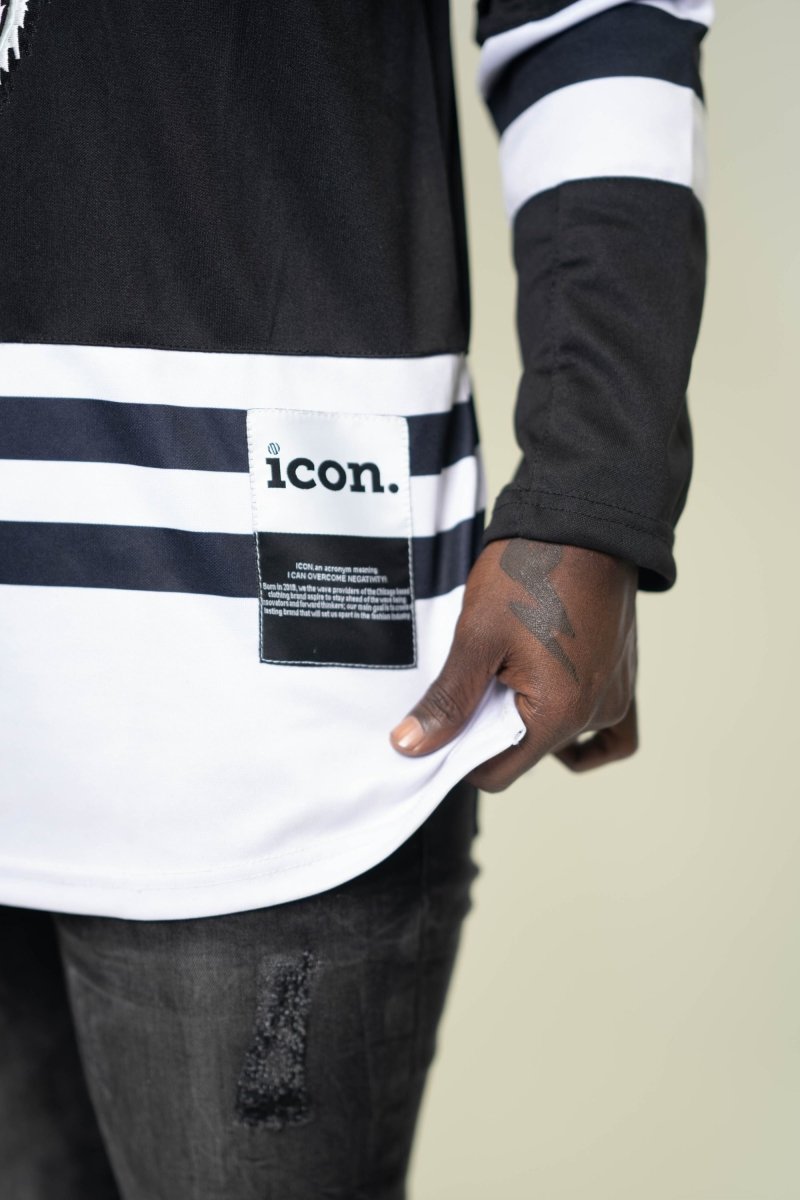 ICON Black Hockey Jersey - Icon The Collection