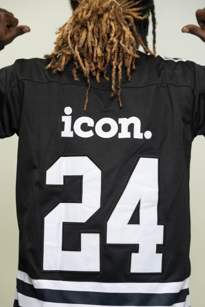 ICON Black Hockey Jersey - Icon The Collection