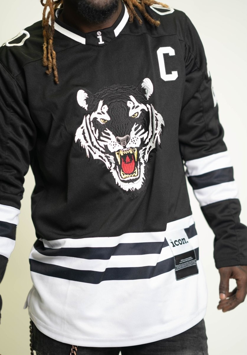 ICON Black Hockey Jersey - Icon The Collection