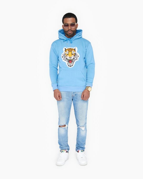 ICON Baby Blue Hood Logo Hoodie - Icon The Collection