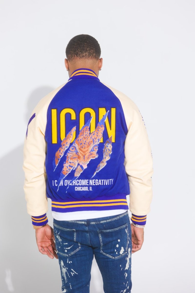 ICON Blue & Yellow Claw Varsity - Icon The Collection