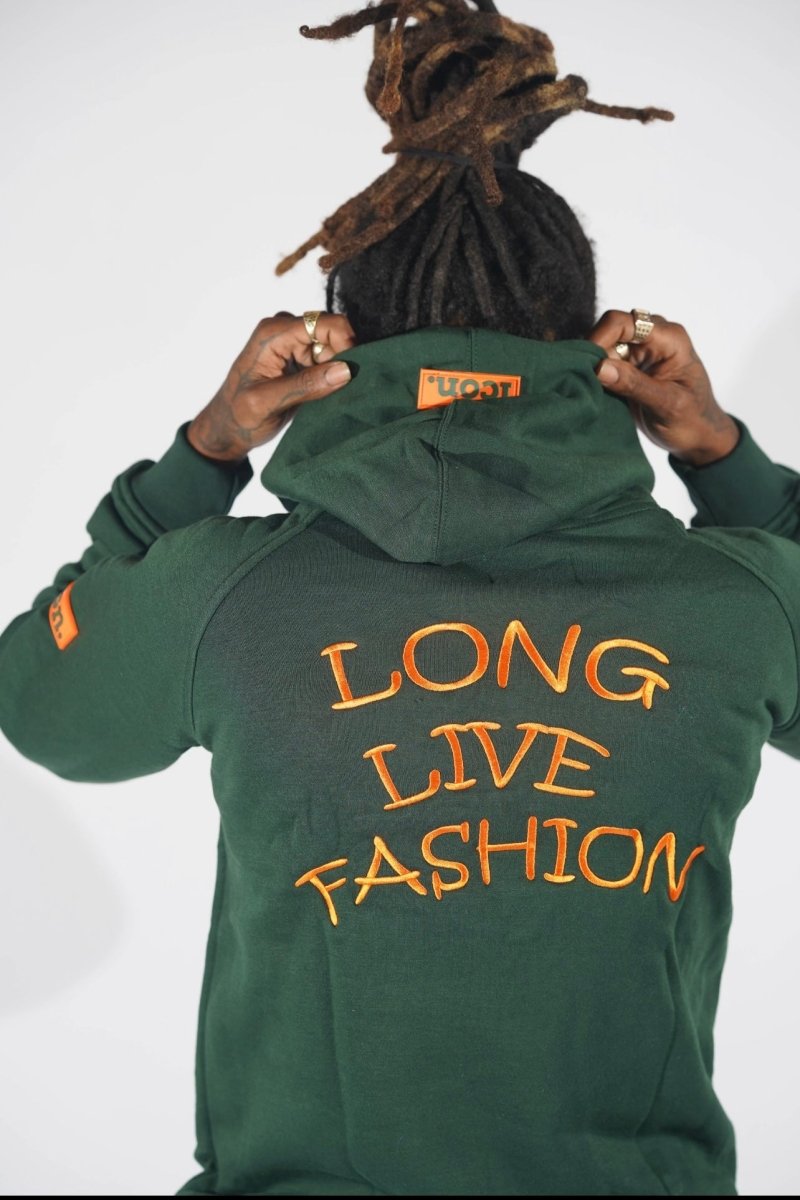 ICON Green Long Live Fashion Hoodies - Icon The Collection