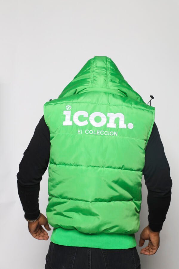 ICON Green Puff Vest - Icon The Collection