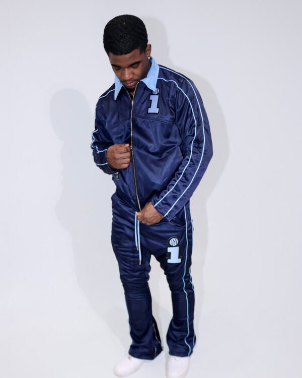 ICON Navy Stacked Tracksuit - Icon The Collection