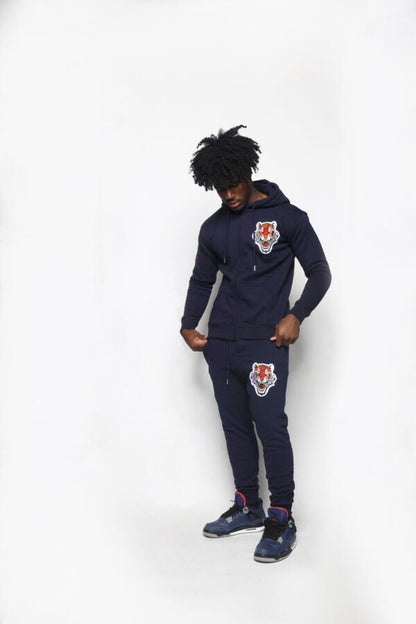 ICON Navy Zip Up Jogger Suit - Icon The Collection