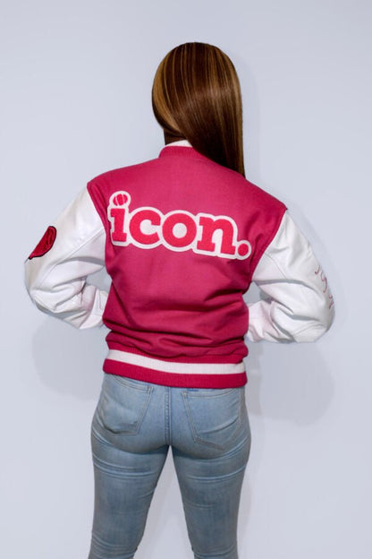 ICON No Fake Love Varsity Jacket - Icon The Collection