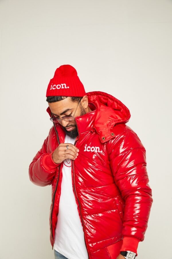 ICON Red Puff Coat - Icon The Collection