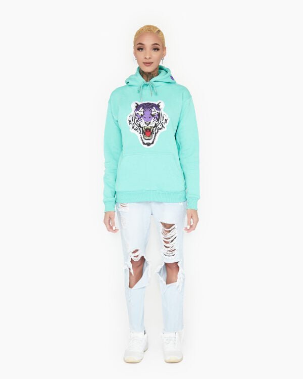 ICON Teal Hood Logo Hoodie - Icon The Collection